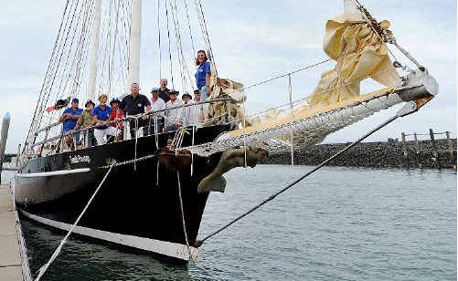 The South Passage returns from its adventure on the high seas. The South Passage returns from its adventure on the high seas.